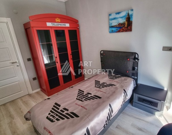 Просторная квартира 2+1 с видом на море в Махмутларе, 128 кв.м. - Ракурс 4