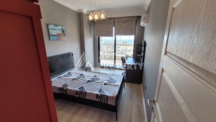 Просторная квартира 2+1 с видом на море в Махмутларе, 128 кв.м. - Ракурс 12