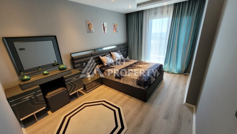 Просторная квартира 2+1 с видом на море в Махмутларе, 128 кв.м. - Ракурс 17