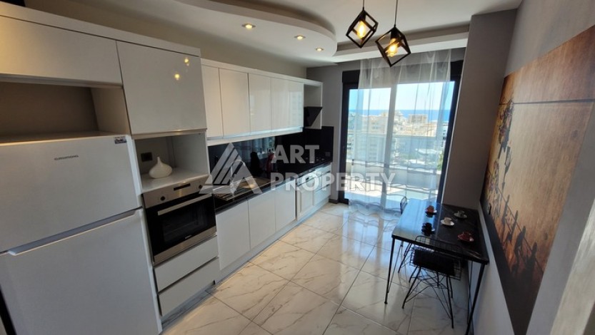 Просторная квартира 2+1 с видом на море в Махмутларе, 128 кв.м. - Ракурс 20