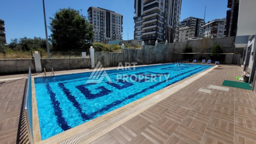 Просторная квартира 2+1 с видом на море в Махмутларе, 128 кв.м. - Ракурс 21