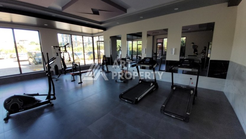 Просторная квартира 2+1 с видом на море в Махмутларе, 128 кв.м. - Ракурс 27