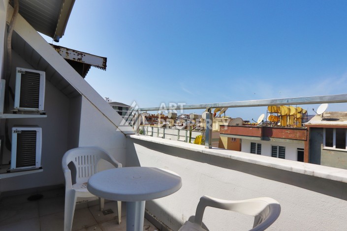 Меблированный дуплекс 2+1 в 400 м от пляжа Клеопатры - Ракурс 35