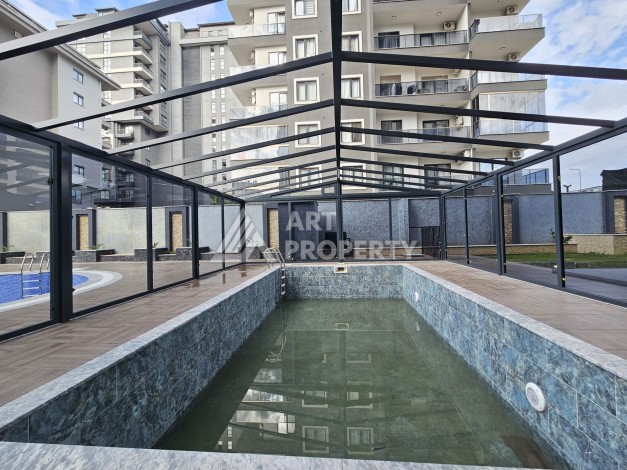 Две квартиры 1+1 с рассрочкой в новом комплексе в Махмутларе — 600 м до моря - Ракурс 9