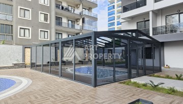 Две квартиры 1+1 с рассрочкой в новом комплексе в Махмутларе — 600 м до моря - Ракурс 11