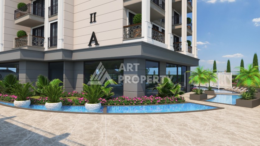 Квартиры от 60 до 164 кв.м. в элитной резиденции в центре Алании - Ракурс 5