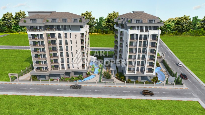 Квартиры от 60 до 164 кв.м. в элитной резиденции в центре Алании - Ракурс 10