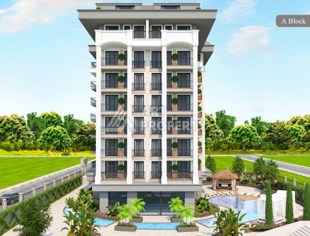 Квартиры от 60 до 164 кв.м. в элитной резиденции в центре Алании - Ракурс 13