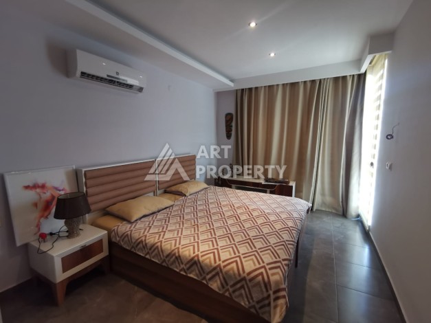 Дуплекс 2+1 с видом на горы в 350 м от моря в районе Оба - Ракурс 8