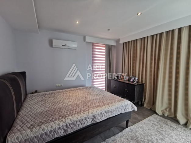 Дуплекс 2+1 с видом на горы в 350 м от моря в районе Оба - Ракурс 13