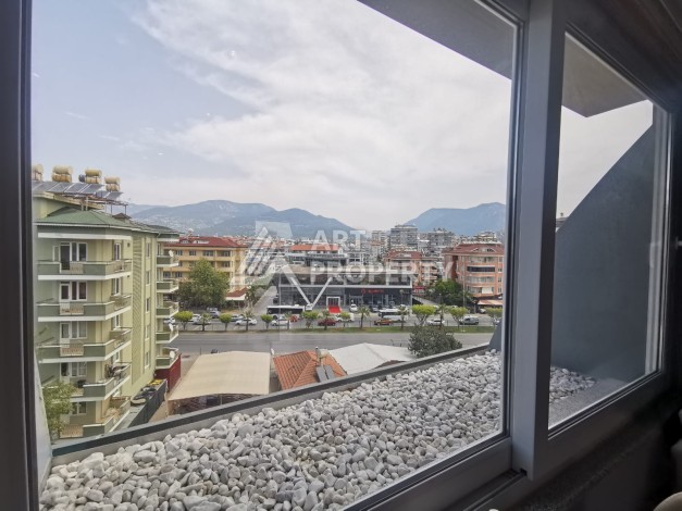 Дуплекс 2+1 с видом на горы в 350 м от моря в районе Оба - Ракурс 17