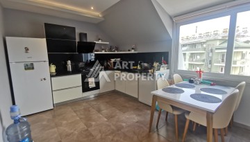 Дуплекс 2+1 с видом на горы в 350 м от моря в районе Оба - Ракурс 19