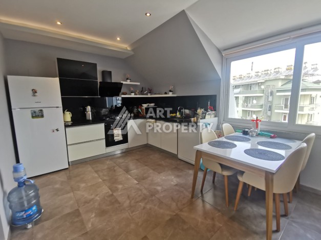 Дуплекс 2+1 с видом на горы в 350 м от моря в районе Оба - Ракурс 18