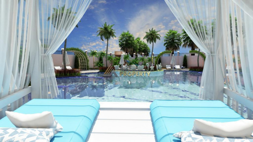 Квартира 1+1 в строящемся комплексе вблизи моря в центре Аланьи, 70м2 - Ракурс 15