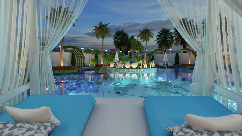 Квартира 1+1 в строящемся комплексе вблизи моря в центре Аланьи, 70м2 - Ракурс 16