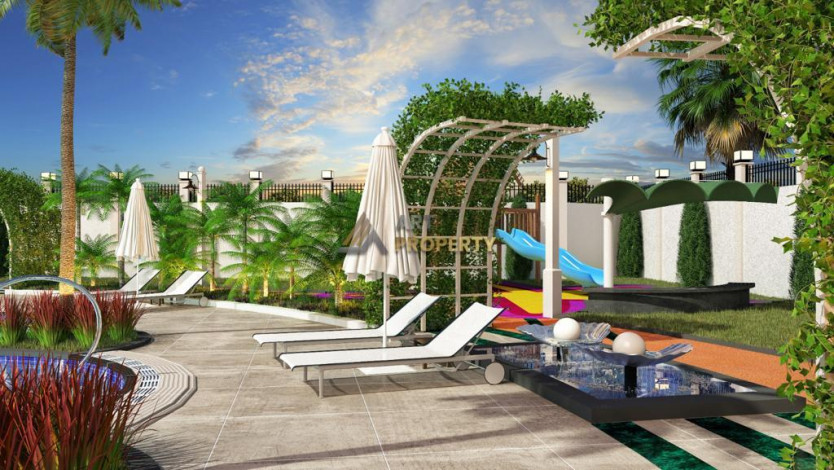 Квартира 1+1 в строящемся комплексе вблизи моря в центре Аланьи, 70м2 - Ракурс 23