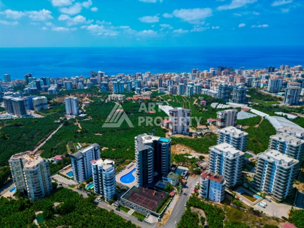 Квартира 2+1 со стильным интерьером в Махмутларе, 90 кв.м. - Ракурс 3