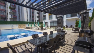 Дуплекс 2+1 в 100 м от моря в районе Оба, Алания. - Ракурс 3