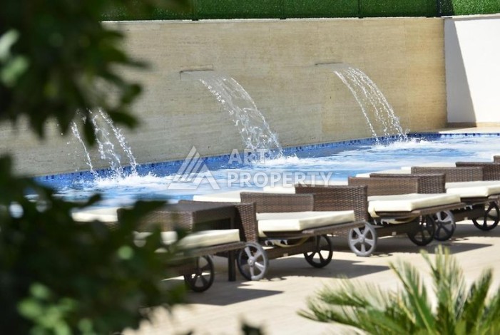 Дуплекс 2+1 в 100 м от моря в районе Оба, Алания. - Ракурс 7