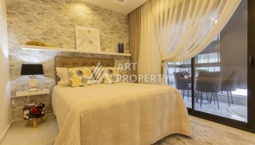 Меблированная квартира 1+1 в 150 м от моря. Каргыджак, Алания - Ракурс 2