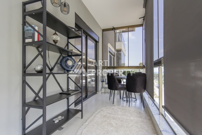 Меблированная квартира 1+1 в 150 м от моря. Каргыджак, Алания - Ракурс 4