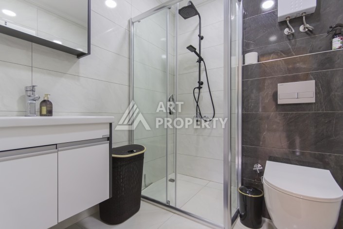 Меблированная квартира 1+1 в 150 м от моря. Каргыджак, Алания - Ракурс 6