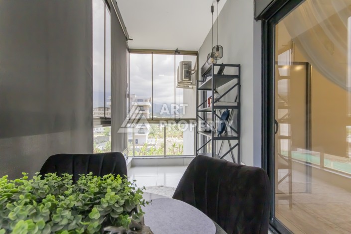 Меблированная квартира 1+1 в 150 м от моря. Каргыджак, Алания - Ракурс 7