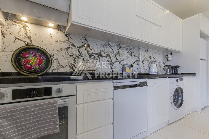 Меблированная квартира 1+1 в 150 м от моря. Каргыджак, Алания - Ракурс 11