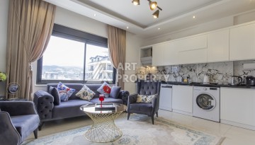 Меблированная квартира 1+1 в 150 м от моря. Каргыджак, Алания - Ракурс 13