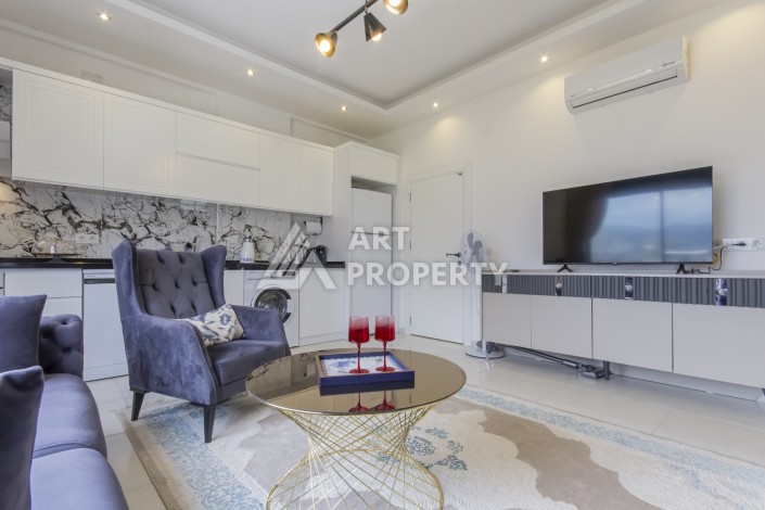 Меблированная квартира 1+1 в 150 м от моря. Каргыджак, Алания - Ракурс 15