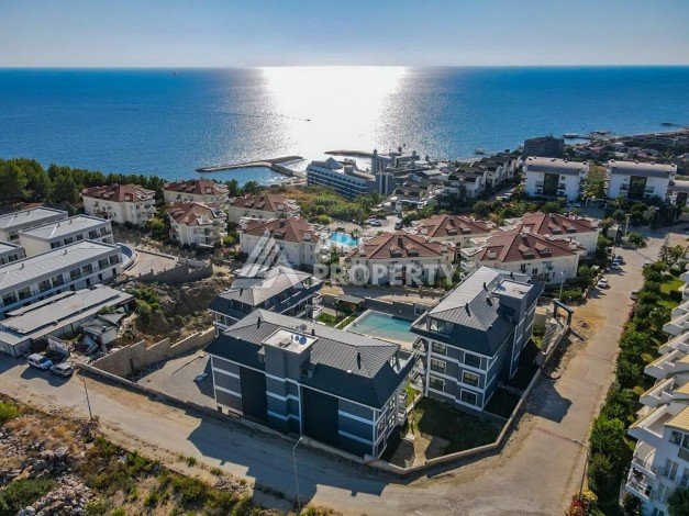 Квартиры 1+1 в современной резиденции, 48 кв.м. Конаклы, Алания - Ракурс 0