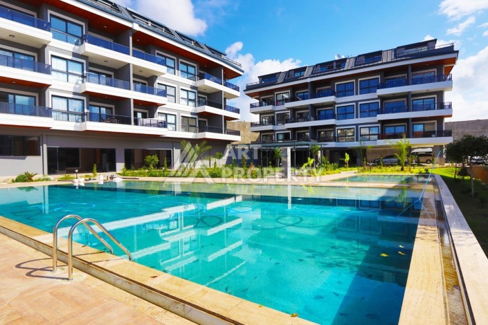 Квартиры 1+1 в современной резиденции, 48 кв.м. Конаклы, Алания - Ракурс 25