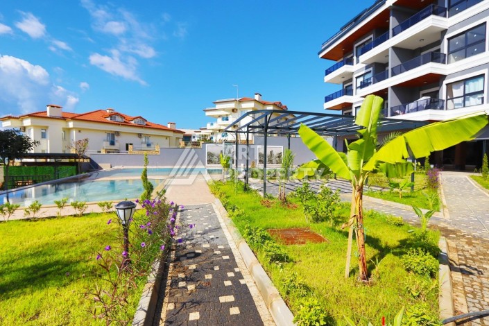 Квартиры 1+1 в современной резиденции, 48 кв.м. Конаклы, Алания - Ракурс 26