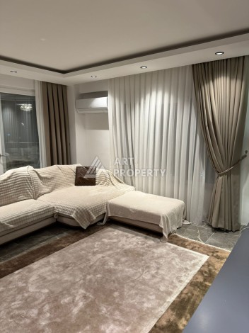 Просторная квартира 3+1 с дизайнерским ремонтом и видом на крепость в Джикджили - Ракурс 10