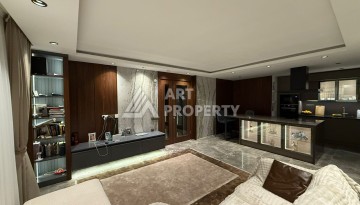 Просторная квартира 3+1 с дизайнерским ремонтом и видом на крепость в Джикджили - Ракурс 12