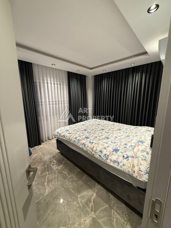 Просторная квартира 3+1 с дизайнерским ремонтом и видом на крепость в Джикджили - Ракурс 13