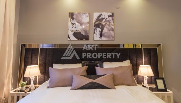 Стильная квартира 2+1 с дизайнерским ремонтом в элитном комплексе района Махмутлар - Ракурс 12