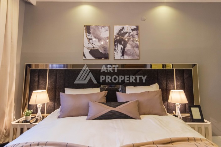 Стильная квартира 2+1 с дизайнерским ремонтом в элитном комплексе района Махмутлар - Ракурс 11