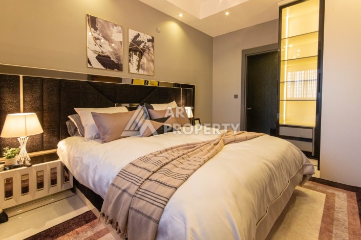 Стильная квартира 2+1 с дизайнерским ремонтом в элитном комплексе района Махмутлар - Ракурс 15