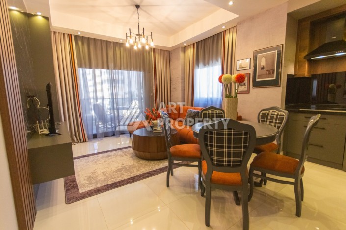 Стильная квартира 2+1 с дизайнерским ремонтом в элитном комплексе района Махмутлар - Ракурс 17