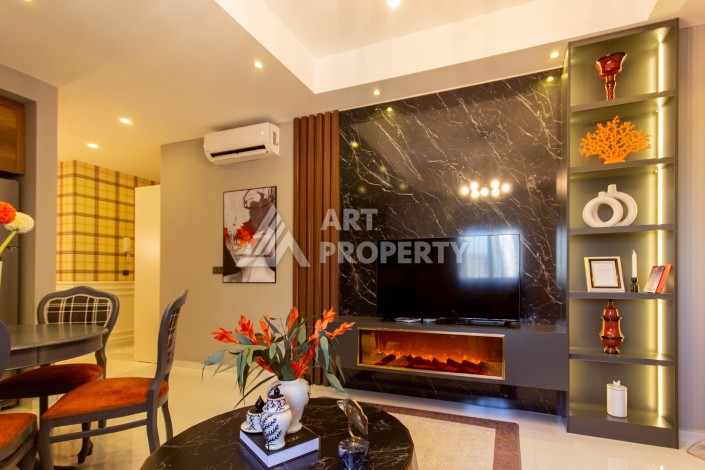 Стильная квартира 2+1 с дизайнерским ремонтом в элитном комплексе района Махмутлар - Ракурс 22