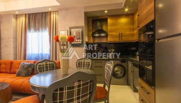 Стильная квартира 2+1 с дизайнерским ремонтом в элитном комплексе района Махмутлар - Ракурс 24