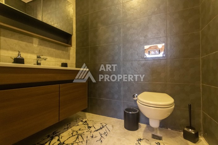 Стильная квартира 2+1 с дизайнерским ремонтом в элитном комплексе района Махмутлар - Ракурс 24