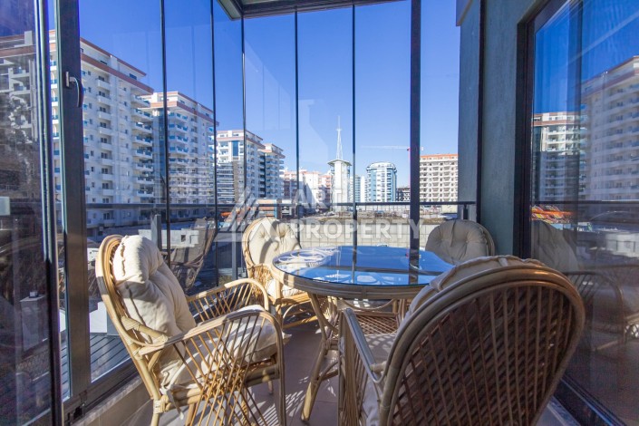 Стильная квартира 2+1 с дизайнерским ремонтом в элитном комплексе района Махмутлар - Ракурс 26