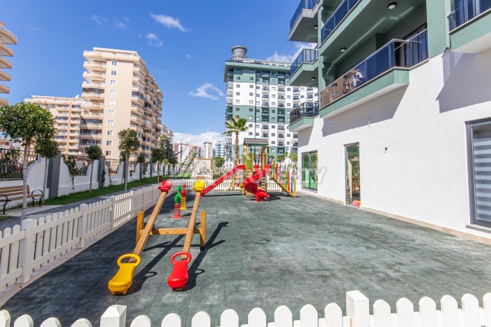 Стильная квартира 2+1 с дизайнерским ремонтом в элитном комплексе района Махмутлар - Ракурс 45