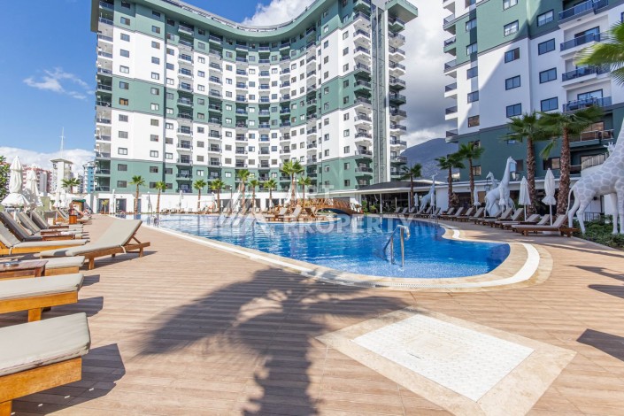 Стильная квартира 2+1 с дизайнерским ремонтом в элитном комплексе района Махмутлар - Ракурс 49