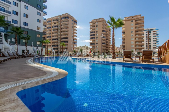 Стильная квартира 2+1 с дизайнерским ремонтом в элитном комплексе района Махмутлар - Ракурс 55