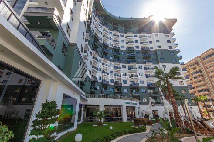 Стильная квартира 2+1 с дизайнерским ремонтом в элитном комплексе района Махмутлар - Ракурс 56