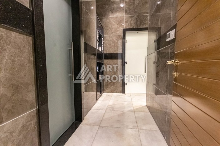 Стильная квартира 2+1 с дизайнерским ремонтом в элитном комплексе района Махмутлар - Ракурс 88