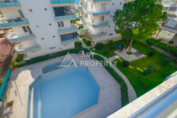 Недорогая квартира с видом на море 2+1 на первой береговой линии в Махмутларе, 90 кв.м. - Ракурс 20